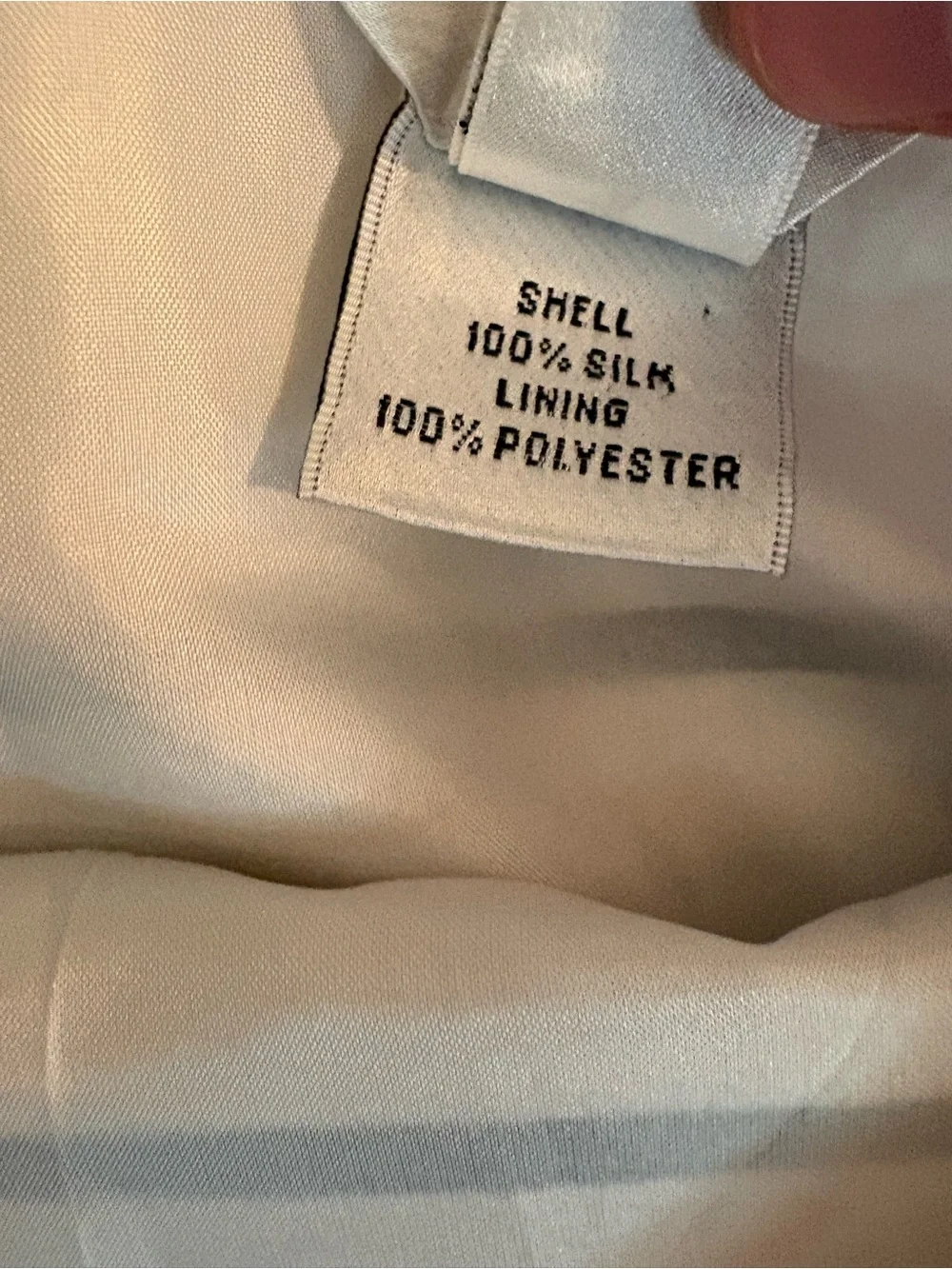 Talbots 100% Silk Lining A-Line Skirt Striped Size 12 Black White Classic-Era - Picture 6 of 10